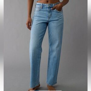 AE High-Waisted Stovepipe Strigid Jeans – Size 16